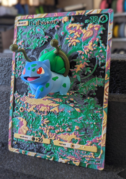 Bulbasaur Full Art – Oversized 3D Pokémon Card