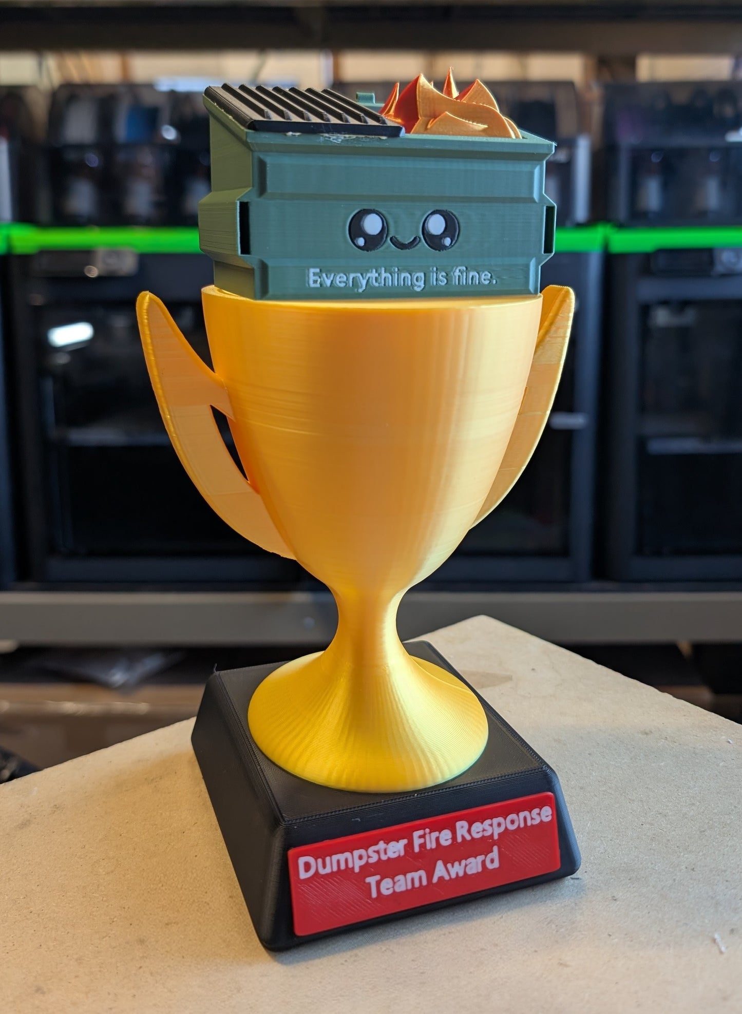 Trophy - Dumpster Fire