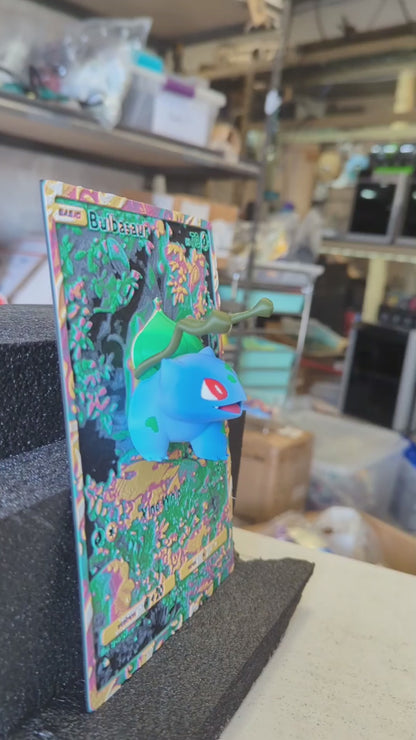 Bulbasaur Full Art – Oversized 3D Pokémon Card
