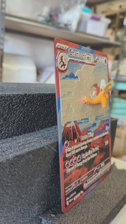 Charizard ex Full Art – Oversized 3D Pokémon Card